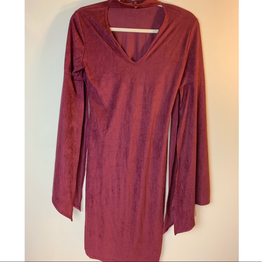 ✨NWOT✨ Sexy Boho Maxi Batwing Dress - Picture 6 of 8
